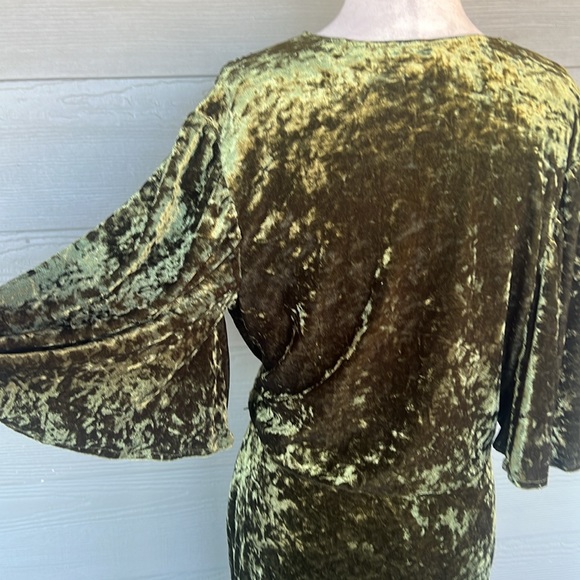 Alexia Admor Velvet Wrap Dress - Missing Belt! - Picture 9 of 12